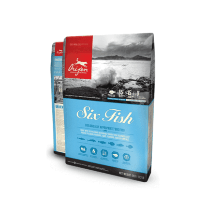 Orijen Six Fish Grain Free Dry Dog Food For All Breeds & Ages