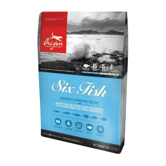 Orijen Six Fish Grain Free Dry Dog Food For All Breeds & Ages