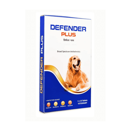 Defender Plus Dewormer for Puppies & Adult Dogs - 10 Tablets