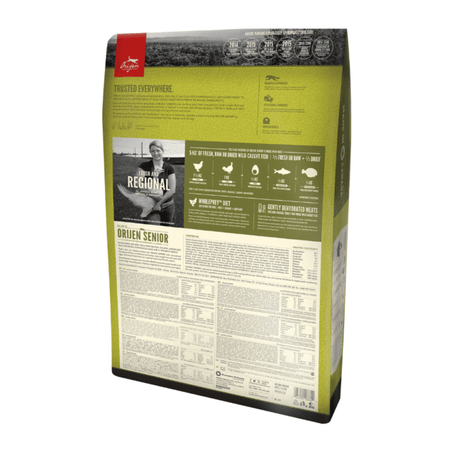 Orijen Grain Free Senior Dry Dog Food For All Breeds