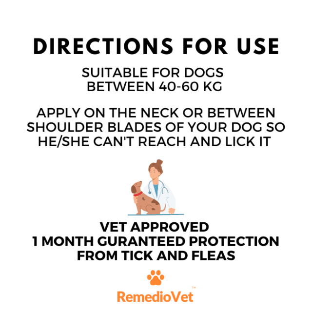 Fiprofort Tick n Flea Spot-on For Dogs 40-60 Kg