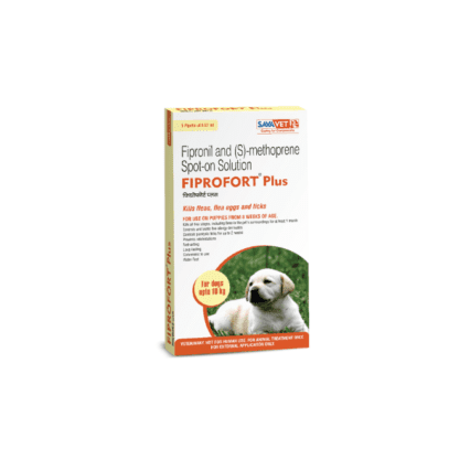 Fiprofort Tick n Flea Spot-on For Dogs Upto 10 Kg